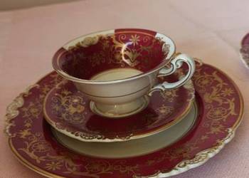 Filiżanka z talerzykiem. Koningl. pn. Tettau. 1794 Kgl. Priv. 1902- 1930 r.