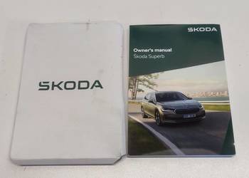 SKODA SUPERB 4 KSIĄŻKA INSTRUKCJA WERSJA ANGIELSKA 3P0012720AD