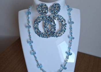 Sprzedam  piękny zestaw: naszyjnik i kolczyki