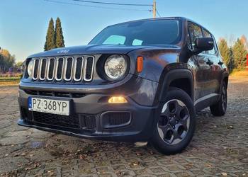 JEEP RENEGADE 1.6–Salon Polska, Pierwszy właściciel, Bezwypadkowy, Hak