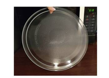 uniwersalny talerz obrotowy żaroodporny  do mikrofali mikrofalówki