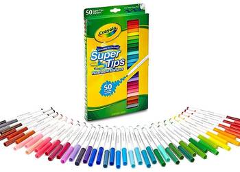 Crayola SuperTips Multi-Colour Zmywalne pisaki 50 kolorów