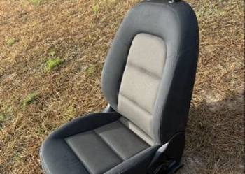 Fotel pasażera Audi Q3 8u 2013 czarny brąz