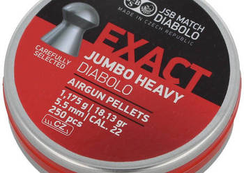 Śrut JSB Exact Jumbo Heavy 5.52 mm, 250 szt. (546287-250)
