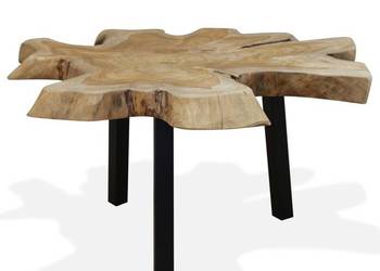 vidaXL Stolik kawowy z drewna tekowego, 80 x 70 x 38 cm(SKU:244550)