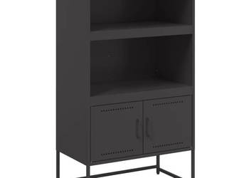 Szafka czarna 685x385x1235 cm stal WM-846500