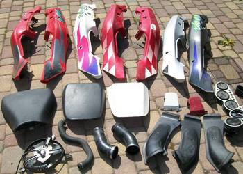 kawasaki zx6-plastiki kanapy zbiornik paliwa zegary