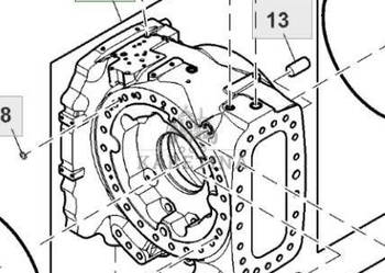 John Deere 9420RX 9470RX 9520RX 9620RX Obudowa Środkowa Centralna RE583543…