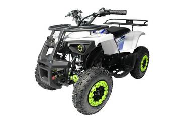 QUAD ATV Mini Pocket Hunter 49cc Biały | 4 KM | Automat | Hamulce Tarczowe