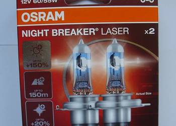 Żarówki H4 OSRAM NIGHT BREAKER LASER +150%