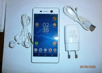 Smartfon Sony Xperia M5 E5603 3/16GB Biały Komplet.