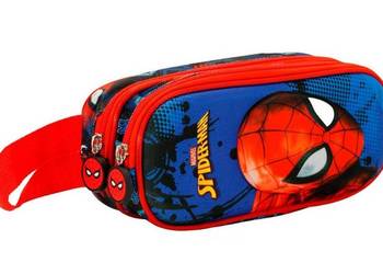 Piórnik 2 Przegrody Spiderman Saszetka 3D