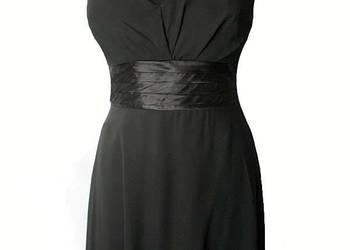 MAXI MODNA SUKIENKA SZYFON SUKNIA 42 XL biust 100