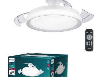 PHILIPS LED Bliss 28W Wentylator Sufitowy 35W 2700K-5500K z Pilotem. Biały
