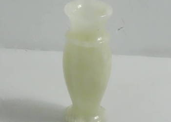 Elegancki wazon z naturalnego onyksu – 20 cm | Vintage / Boho