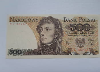 500 zł Kościuszko 1982 CL - UNC