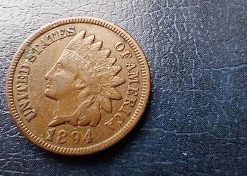 Stare monety 1 cent 1894 USA
