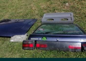 Maska komplet drzwi klapa bagażnika Renault 19