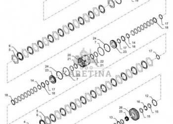 New Holland T6090 Obudowa 1286001C4