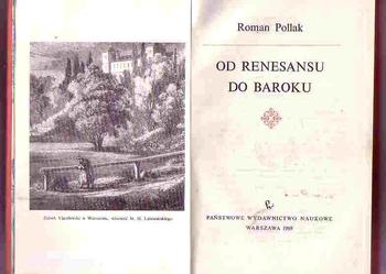 (3077) OD RNESANSU DO BAROKU ROMAN POLLAK