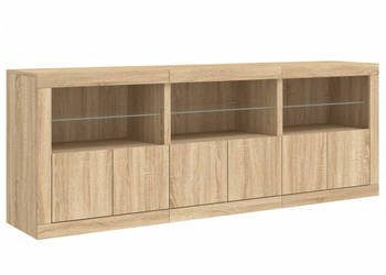 Szafka z oświetleniem LED dąb sonoma 1815x37x67 cm WM-3209004