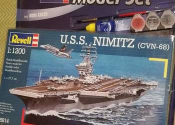 Model do sklejania Revell Model-Set U.S.S. Nimitz 1:1200 | Nowy.