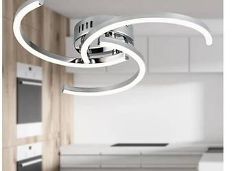 Lampa sufitowa LED First Choice Curve LED Chrome 3 Light