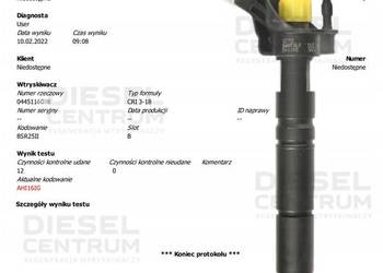Wtryskiwacz 0445115060 Mercedes W212 W164 A6420701487