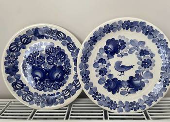 Włocławek fajansowy talerz dekoracyjny PRL