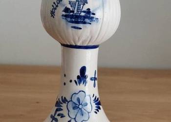 Delft Holand Świecznik Porcelanowy