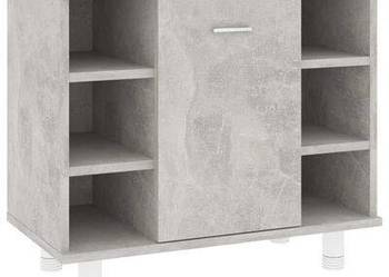 vidaXL Szafka łazienkowa, szarość betonu, 60x32x53,5 cm（SKU:802637）