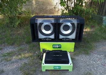 Tuba Skrzynia Basowa Subwoofer Wzmacniacz CRUNCH GTS 800RMS 2400W