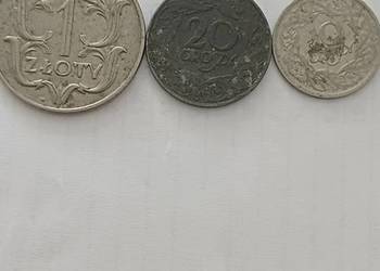 Monety przedwojene.