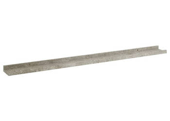 Półki ścienne 2 szt. szarość betonu 100x9x3 cm WM-326702