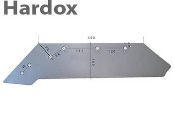 Lemiesz HARDOX PO1192/L do pługa UNIA grudziądz TUR IBIS VIS