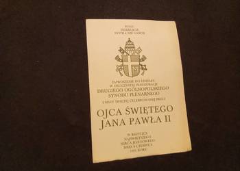 Drugi ogólnopolski synod plenarny Jan Paweł drugi 1981