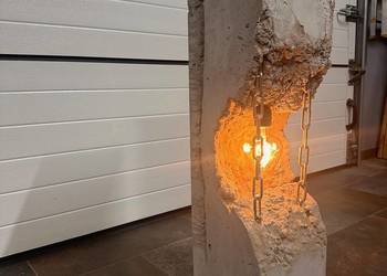 Lampa z betonu