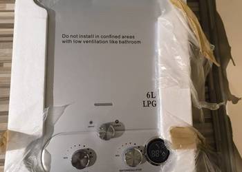 Podgrzewacz wody zasilany gazem LPG