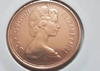 Moneta 2 New Pence 1971 Rok.