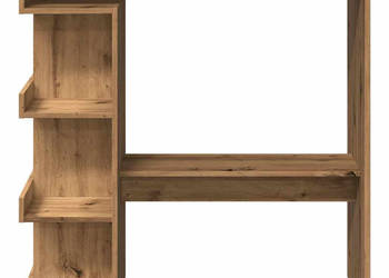 Stolik barowy z półkami dąb artisan 100x50x1015 cm WM-856759