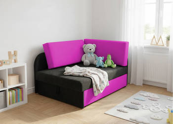 Dziecięca sofa „Kubuś” – miękkie, bezpieczne łóżko rozkładane