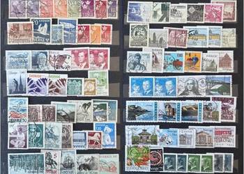 Znaczki Szwecja - 80 szt. różnych od 1939