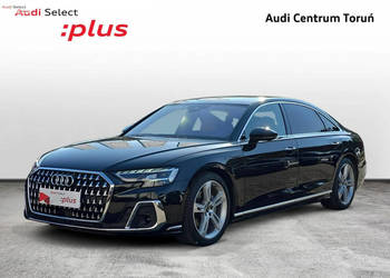 Audi A8 Lang_Oś Skrętna_Matrix_HeadUp_Webasto_B&O_Dociągi_Masaże_Wentylacj…