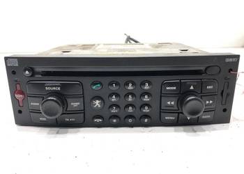 RADIO PEUGEOT 307 SW 96556951XT 02-09 ODTWARZACZ MULTIMEDIA, STEREO