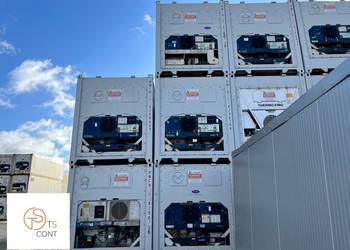 Kontener morski chłodniczy mroźnia 40 HC RF używany 12 metrowy sprawny