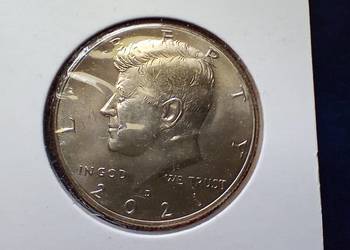 Stare monety 1/2 dolar 2021 D  USA