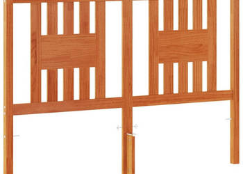 Wezgłowie do łóżka woskowy brąz 140 cm lite drewno sosnowe WM-844314