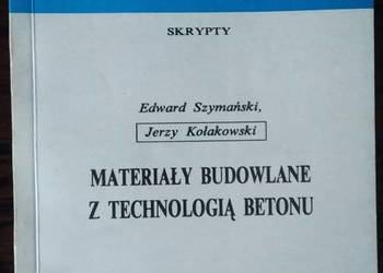 Materiały budowlane z technologią betonu - skrypty