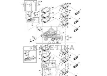 John Deere 9470RX - Zestaw kołka gwint. RE304819 (Zawór sterujący)