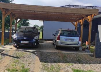 Garaż Drewniany Wiata Domek Altana Zadaszenie